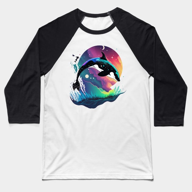 Orca Baseball T-Shirt by Billy23-Shop